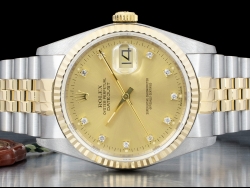 Rolex Datejust 36 Champagne Jubilee  Crissy Diamonds Dial 16233